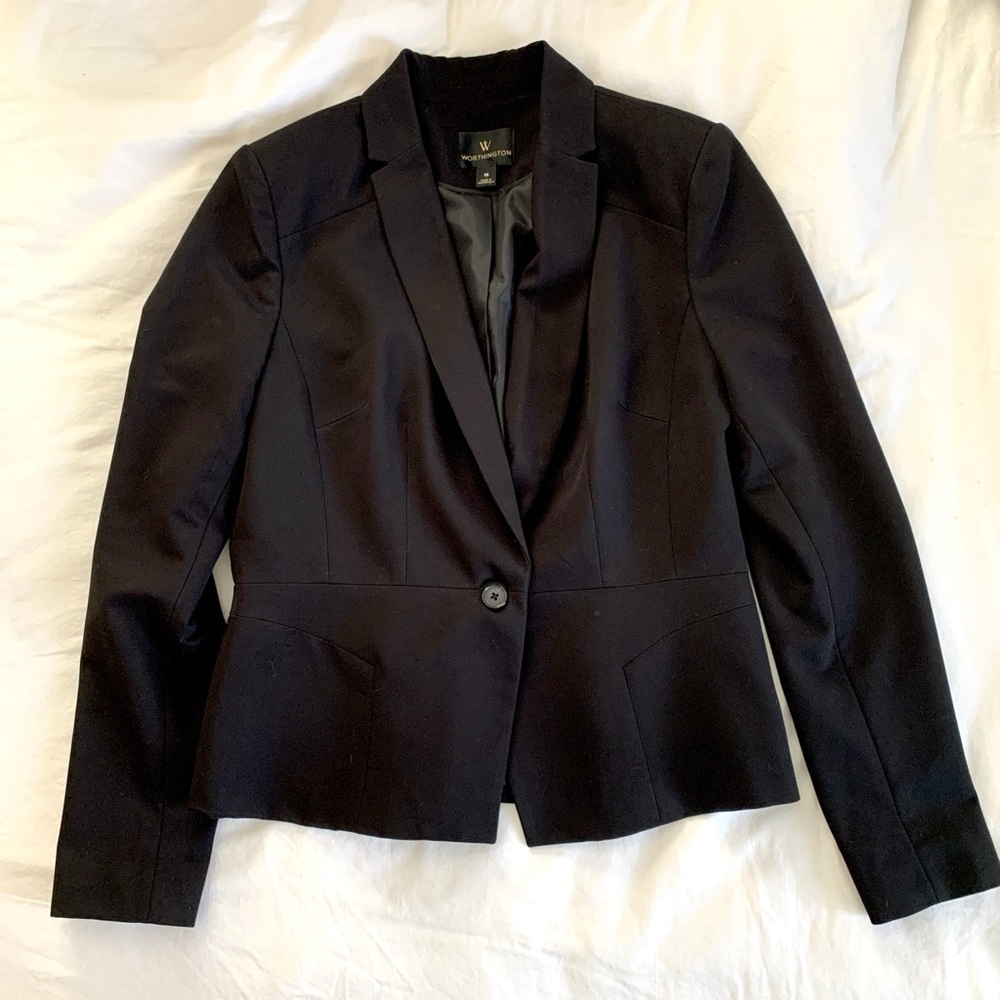 Black Worthington dress jacket size 10